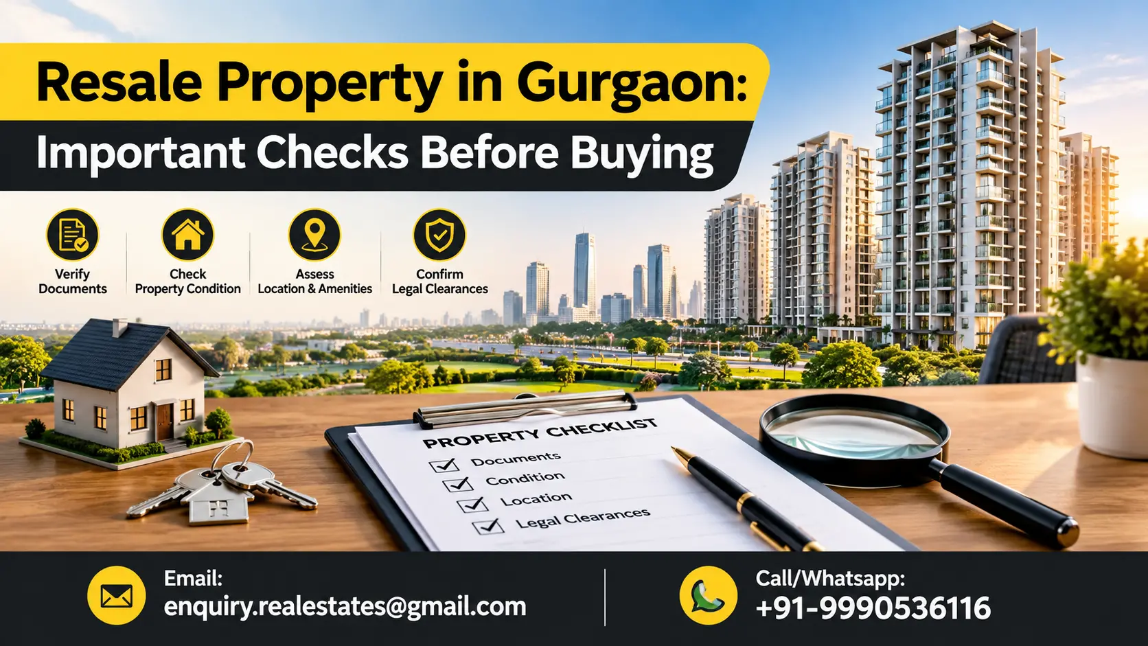Resale Property in Gurgaon: Important Checks Before Buying
