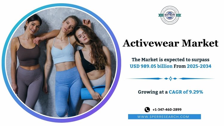 Activewear Market Growth Drivers, Revenue Demand, Key Players, Business Opportunities and Forecast Analysis till 2034: SPER Market Research